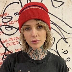 Vintage 70s Exi 100% Wool Knit Performative Striped Beanie